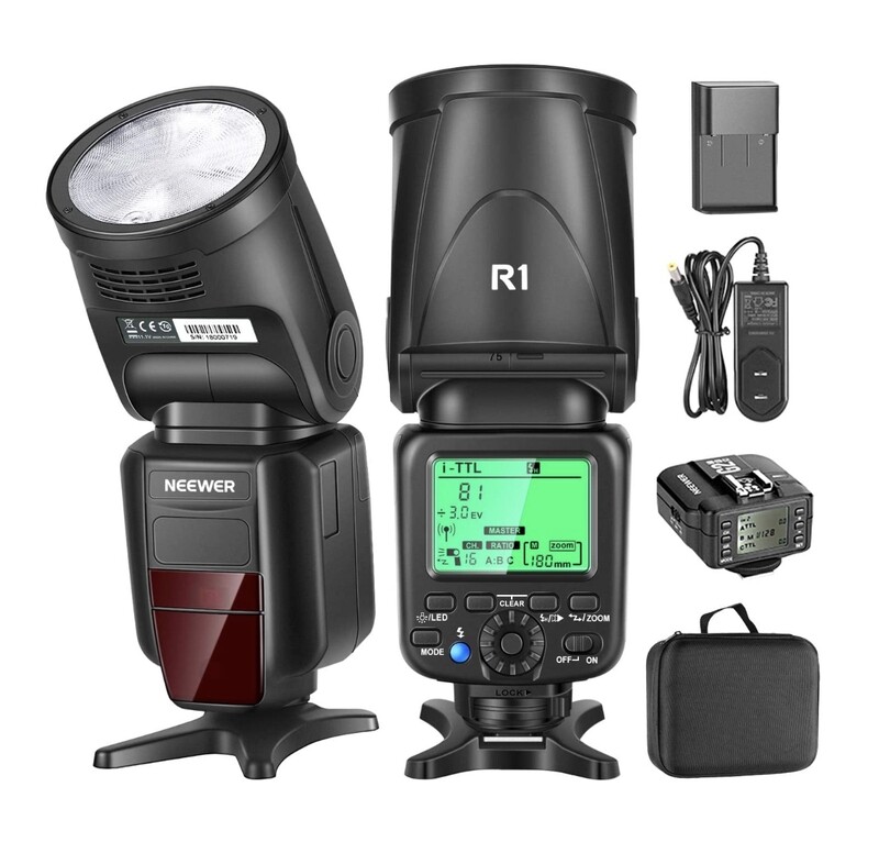 Neewer R1 TTL Flash Speedlite Compatible with Nikon DSLR Cameras Kit
