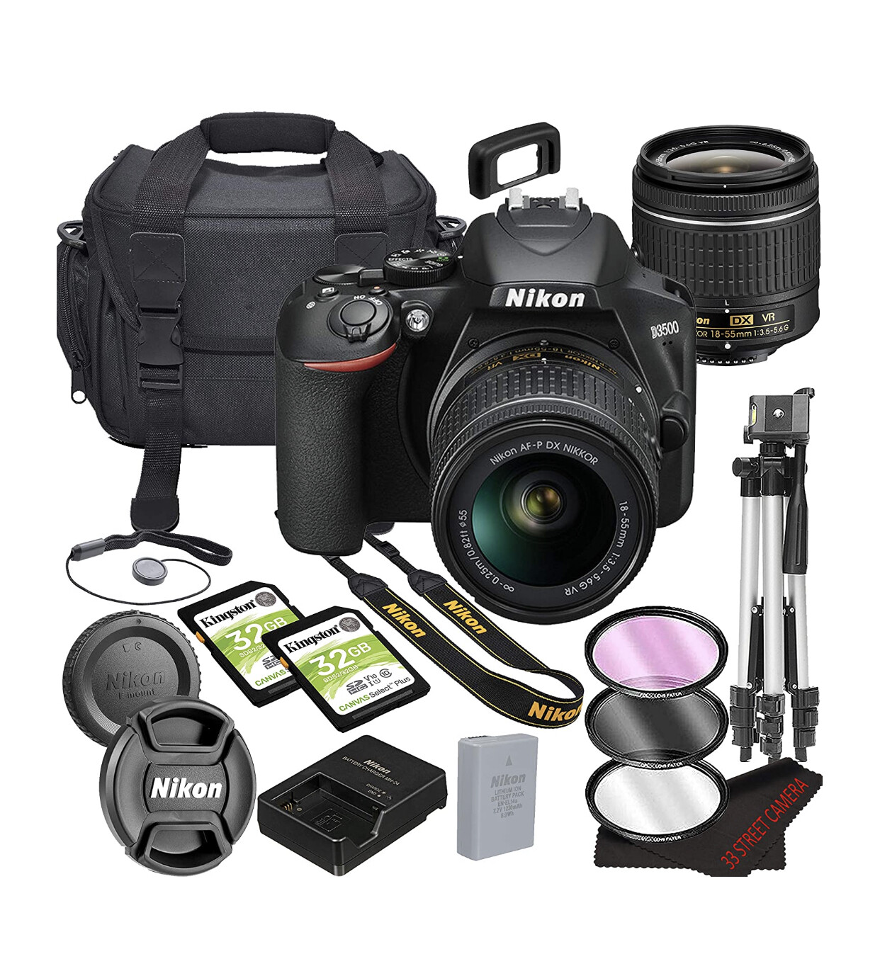 Nikon D3500 DSLR Camera KIT with 1855mm VR Lens Builtin WiFi24.2