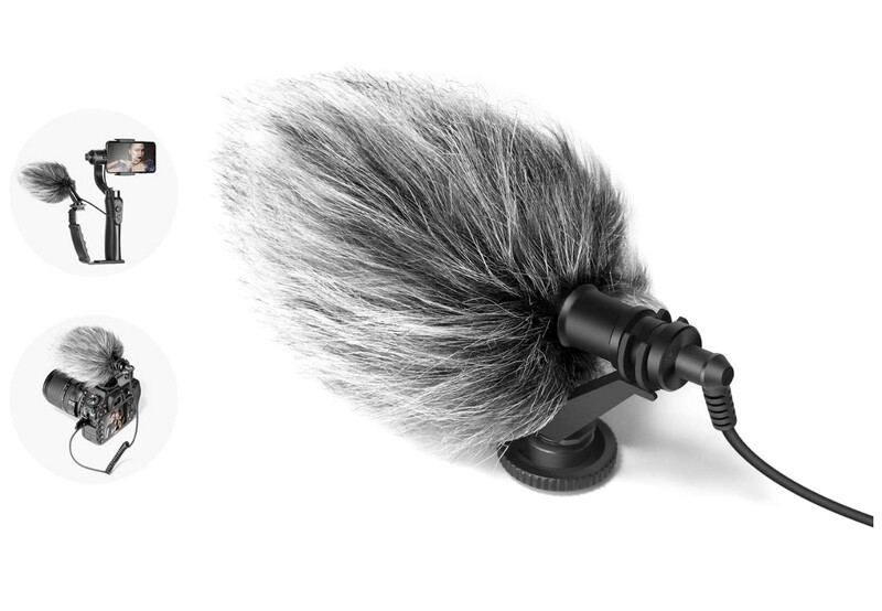 Neewer CM14 Mic Phone Mic on-Camera Video Microphone with Shock Mount and Windscreen
