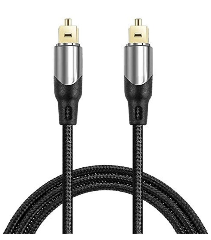 CableCreation Digital Audio Cable 10FT, Digital Optical Cable [24K Gold Connector, Nylon Braided]