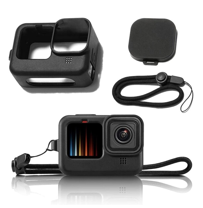 Silicone Rubber Protective Case for GoPro Hero 9 Black Action Camera
