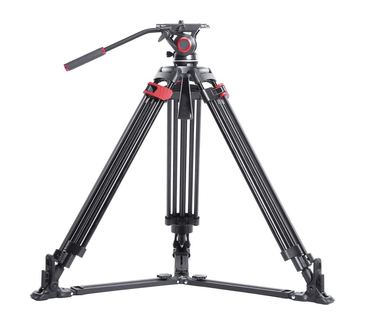 miliboo MTT605A Video Tripod Professional Camera Stand with Ground Spreader