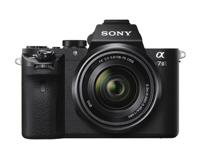 Sony Alpha a7 II E-mount mirrorless camera with full frame sensor with 28-70mm Lens, nueva