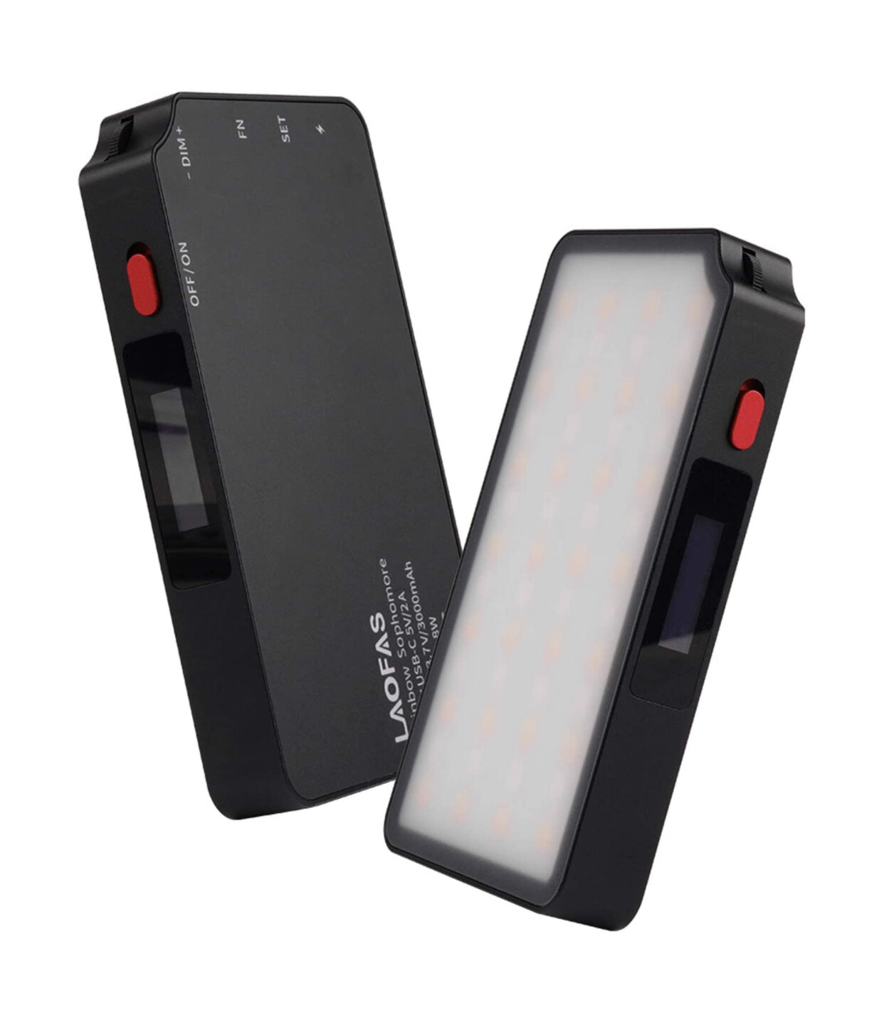 LAOFAS Rainbow Sophomore RGB LED Video Light, CRI95+, 2500K-8500K Adjustable