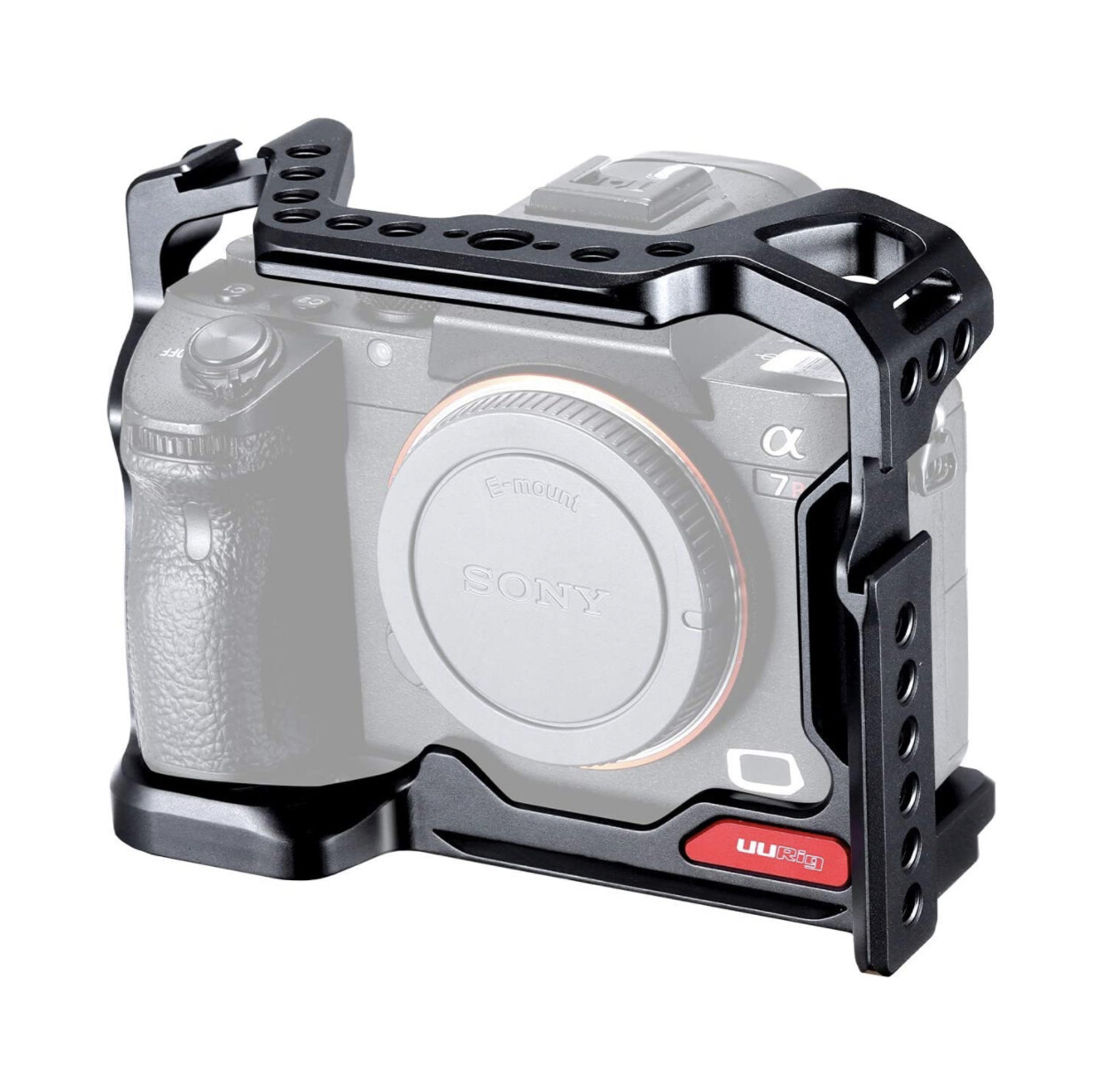 Camera Cage for Sony A7III A7RIII, UURig Aluminum Alloy Film Movie Making Camera Video Cage