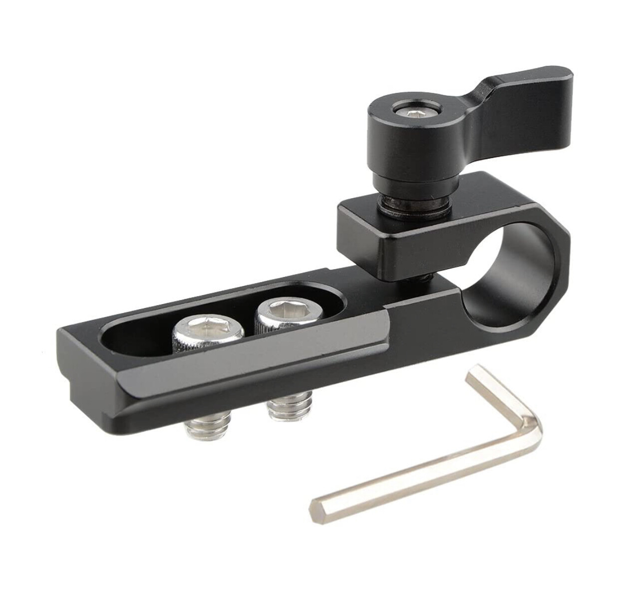 CAMVATE 15mm Single Rod Clamp with NATO Rail