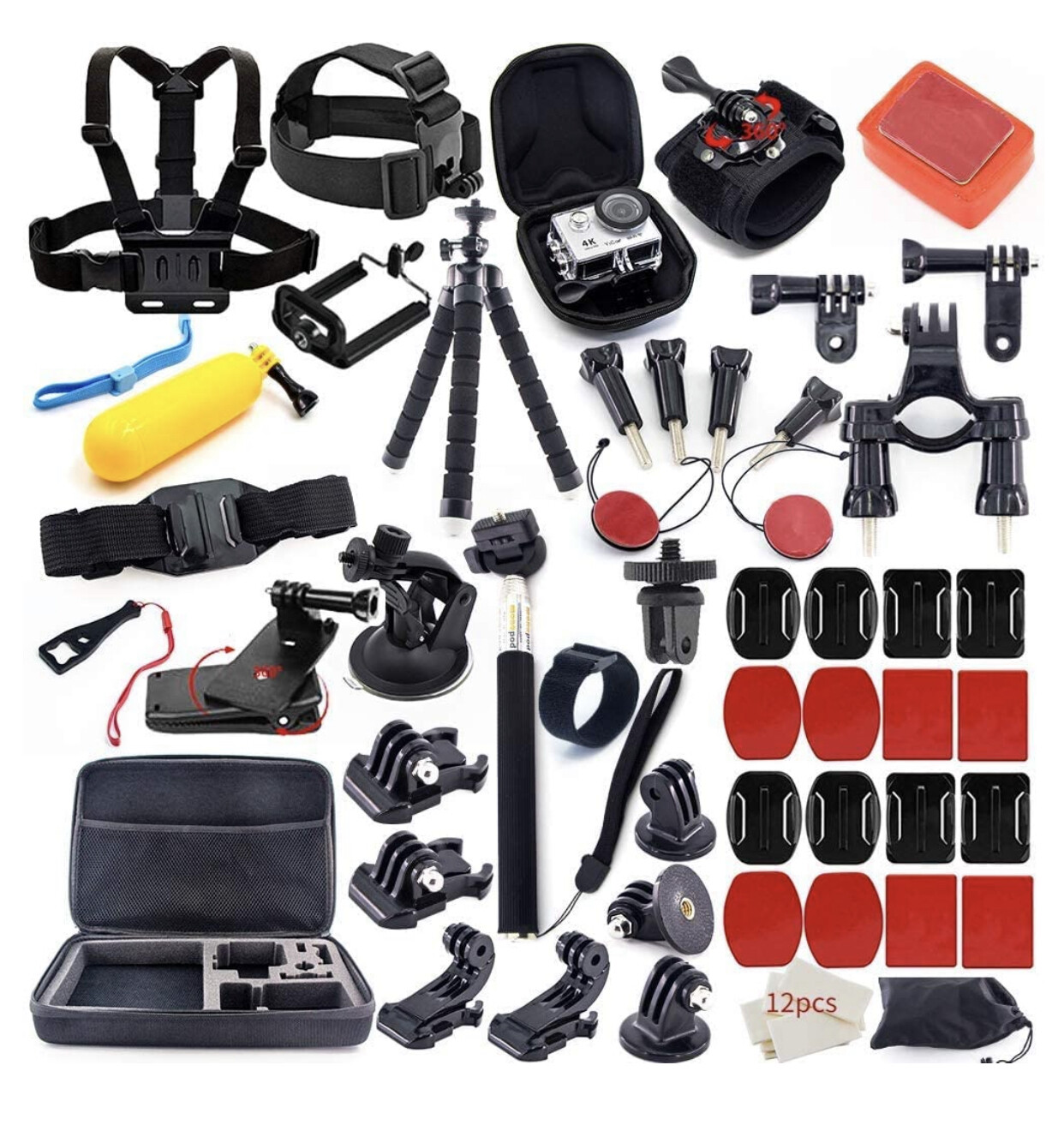 MOUNTDOG Action Camera Accessories Kit For Action Cameras