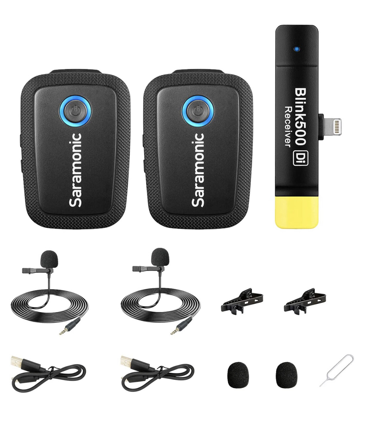 Saramonic Blink500 B4 Wireless Lavalier Microphone System Lightning For iPhone &amp; iPad
