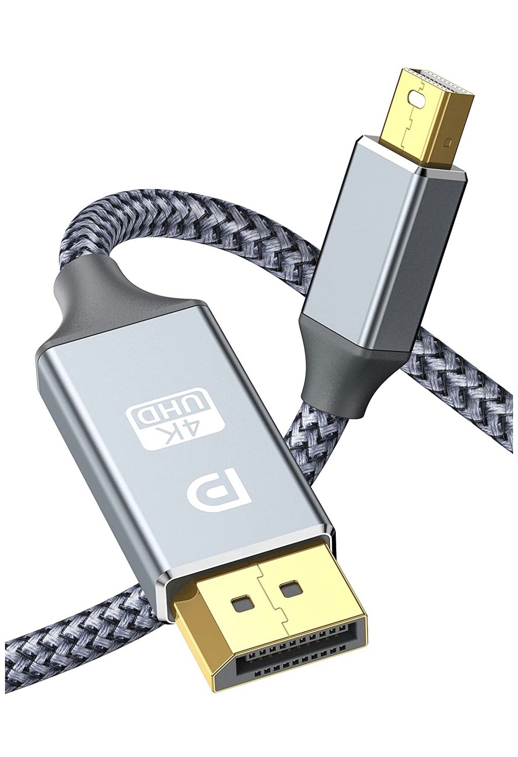 Mini DisplayPort to DisplayPort Cable, [4K@60Hz] Thunderport 2 to Displayport 6.6 ft