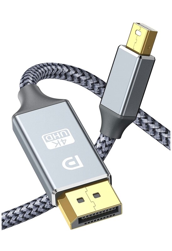 Mini DisplayPort to DisplayPort Cable, [4K@60Hz] Thunderport 2 to Displayport 6.6 ft