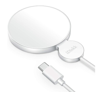 iDiskk 15W Magnetic USB C port Wireless Charger Made for iPhone12/12 Mini/ 12 Pro/ 12 Pro Max