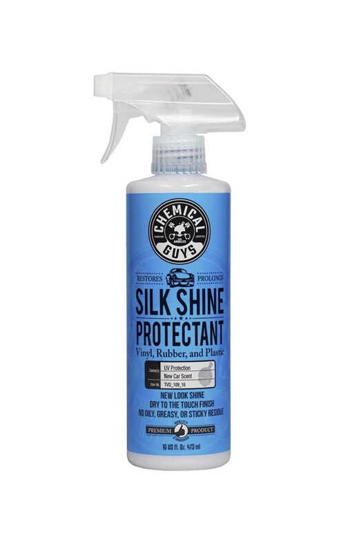 Chemical Guys - Silk Shine Spray-able Dry-To-The-Touch Dressing For Tires, Trim, Vinyl, Plastic (16 Oz)