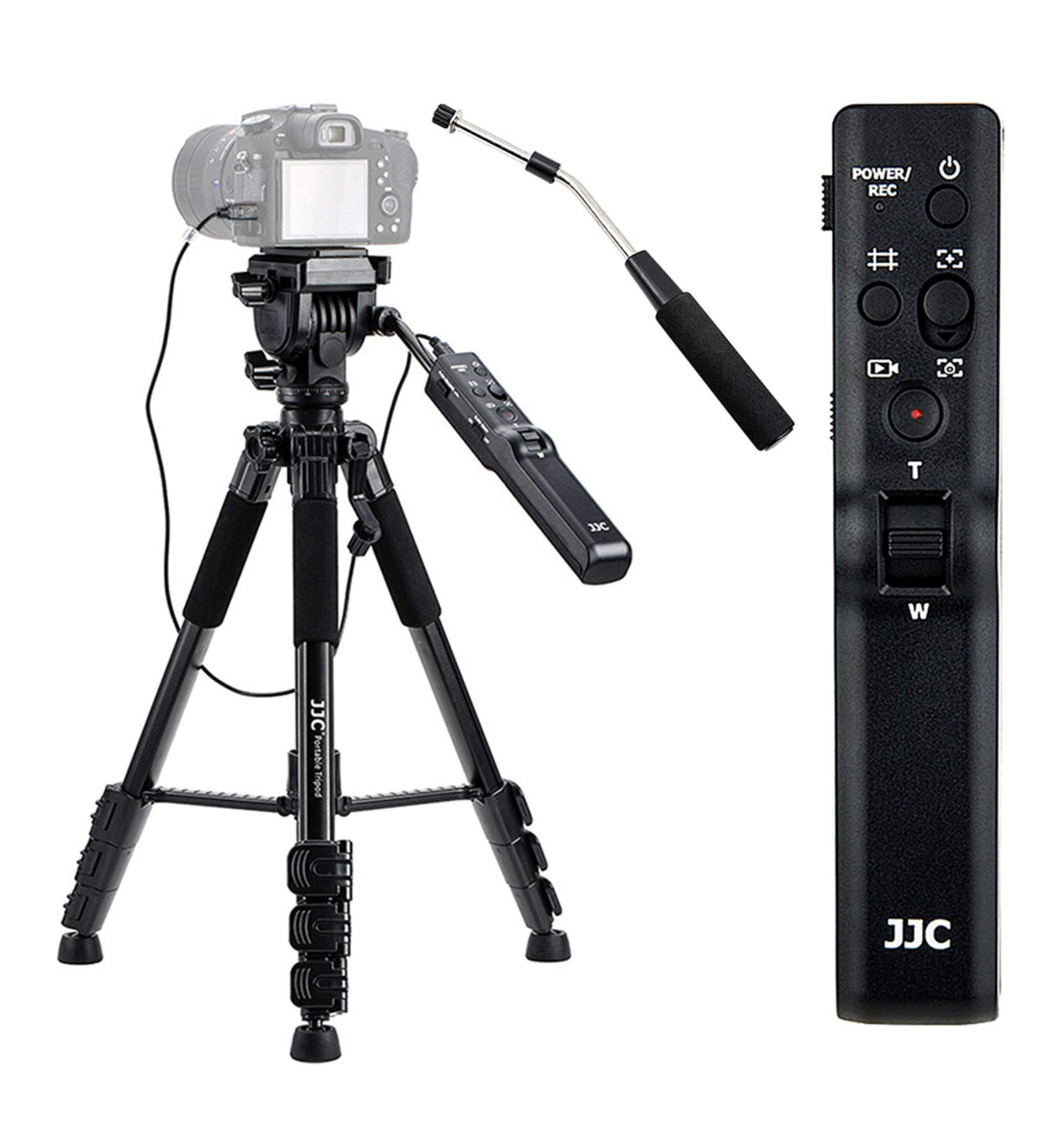 JJC Camera Remote Control Tripod with Remote Control for Sony Cameras