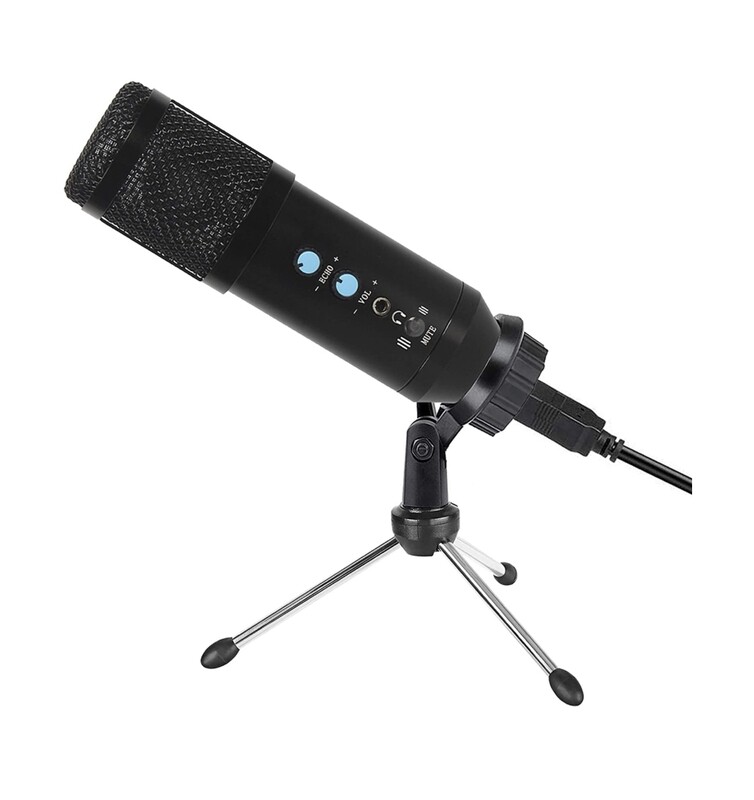 Bonke USB Microphone with Adjustable Metal Tripod Stand