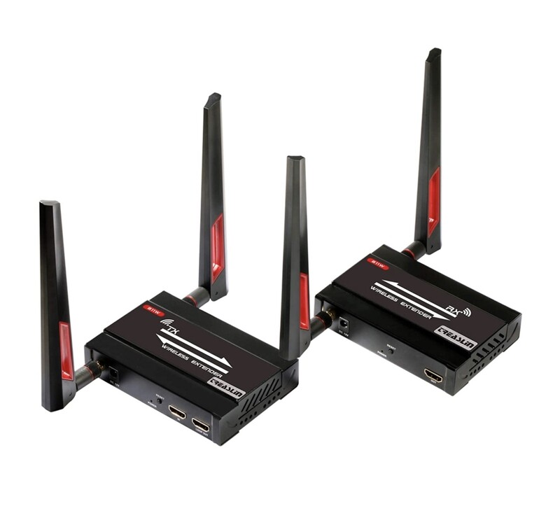 Wireless HDMI Extender,1080P HDMI Transmitter Receiver with Loop-Out IR Pass-Back Support