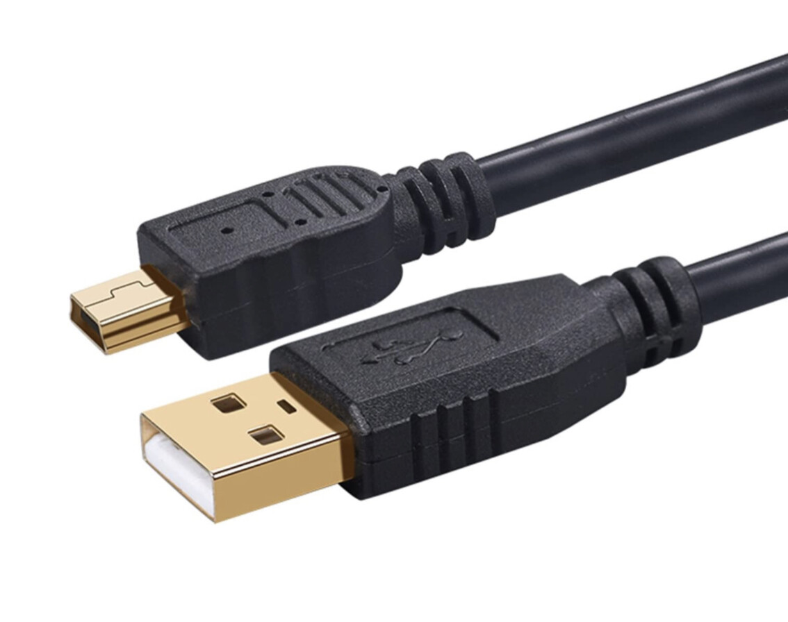 Mini USB Cable 30Ft, Mini USB Cable USB 2.0 Type A to Mini B Cable