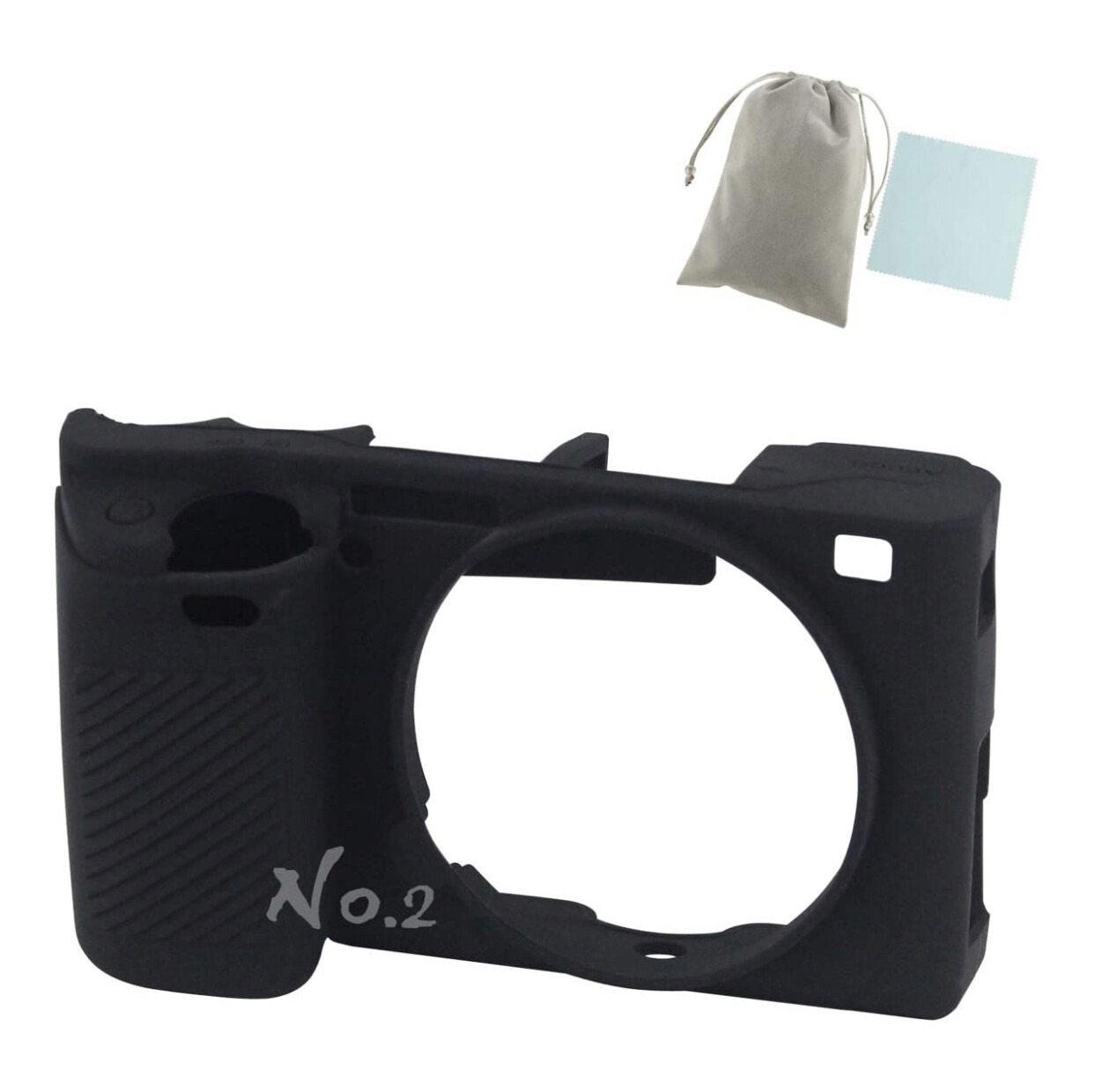 No.2 Warehouse Soft Silicone Camera Case Compatible with Sony Alpha A6000