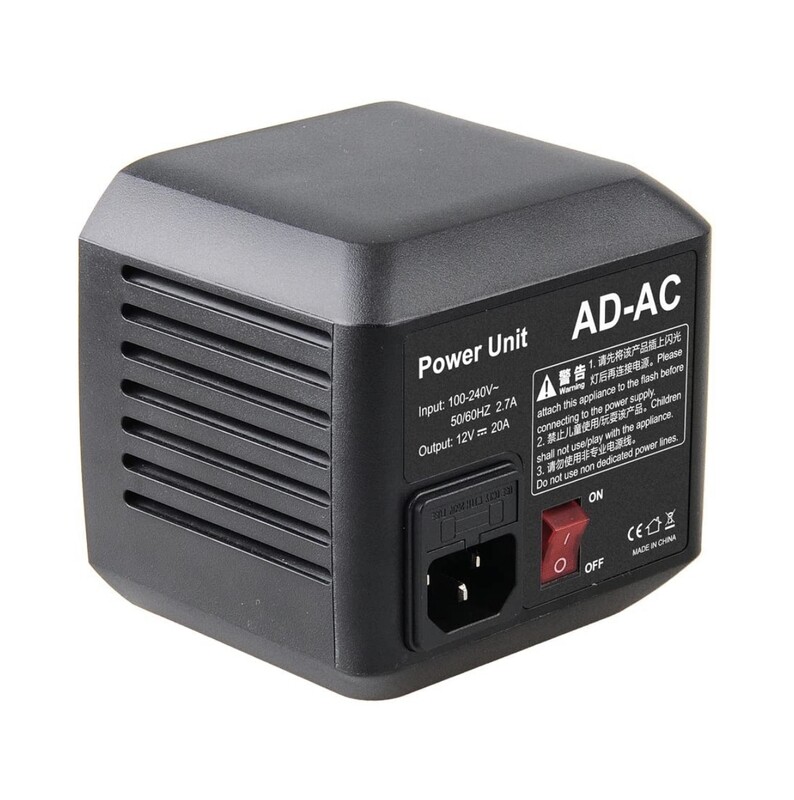 Godox AD-AC Power Source Adapter Unit with 5M Cable for Godox AD600 AD600M AD600B AD600BM