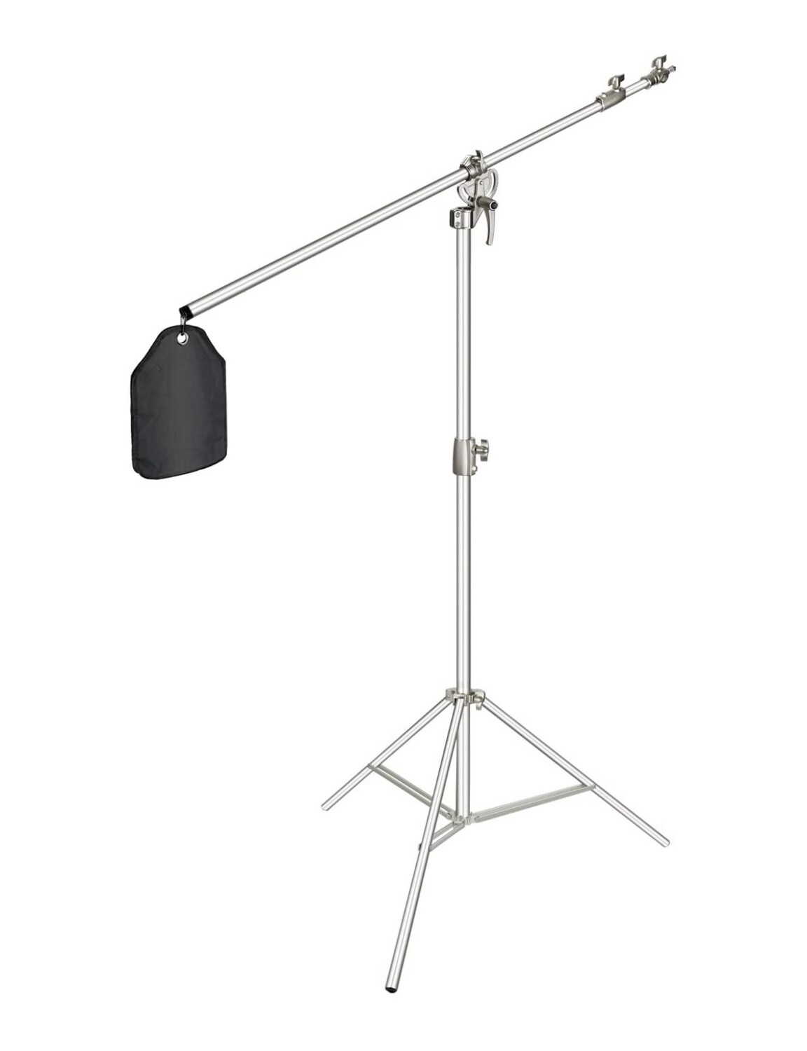 Neewer Photo Studio 2-in-1 Light Stand 48.4-151.5 inches Adjustable Height with 85-inch Boom Arm