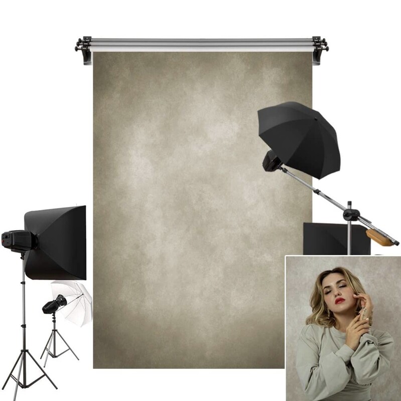 Kate 5x7ft/1.5x2.2m Tan Portrait Backdrop Light Brown Headshot Background