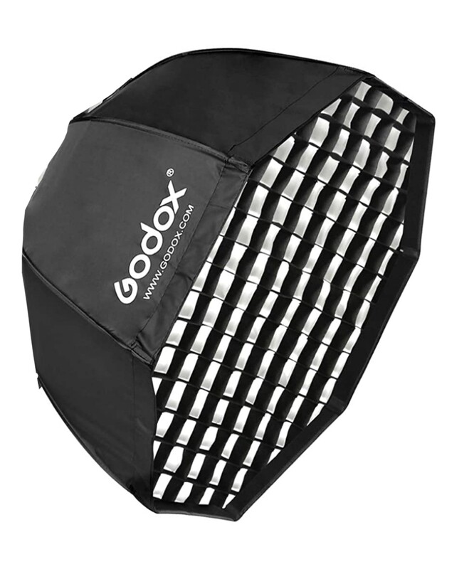 Godox 120cm 47in Umbrella Octagon Portable Softbox With Grid