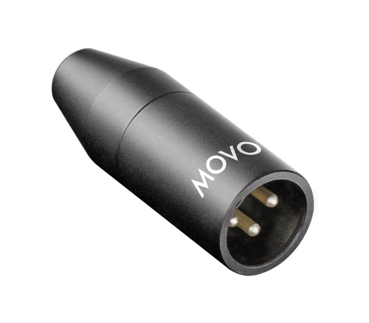 Movo F-XLR 3.5mm to XLR Microphone Adapter - 3.5mm Female TRS to XLR Male Connector