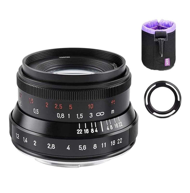 7artisans 35mm F1.2 Mark II Manual Focus Fixed Lens for Fuji X-Mount, usado como nuevo