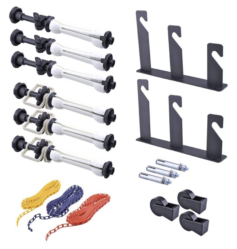 3 Roller Wall Mounting Manual Background Support System