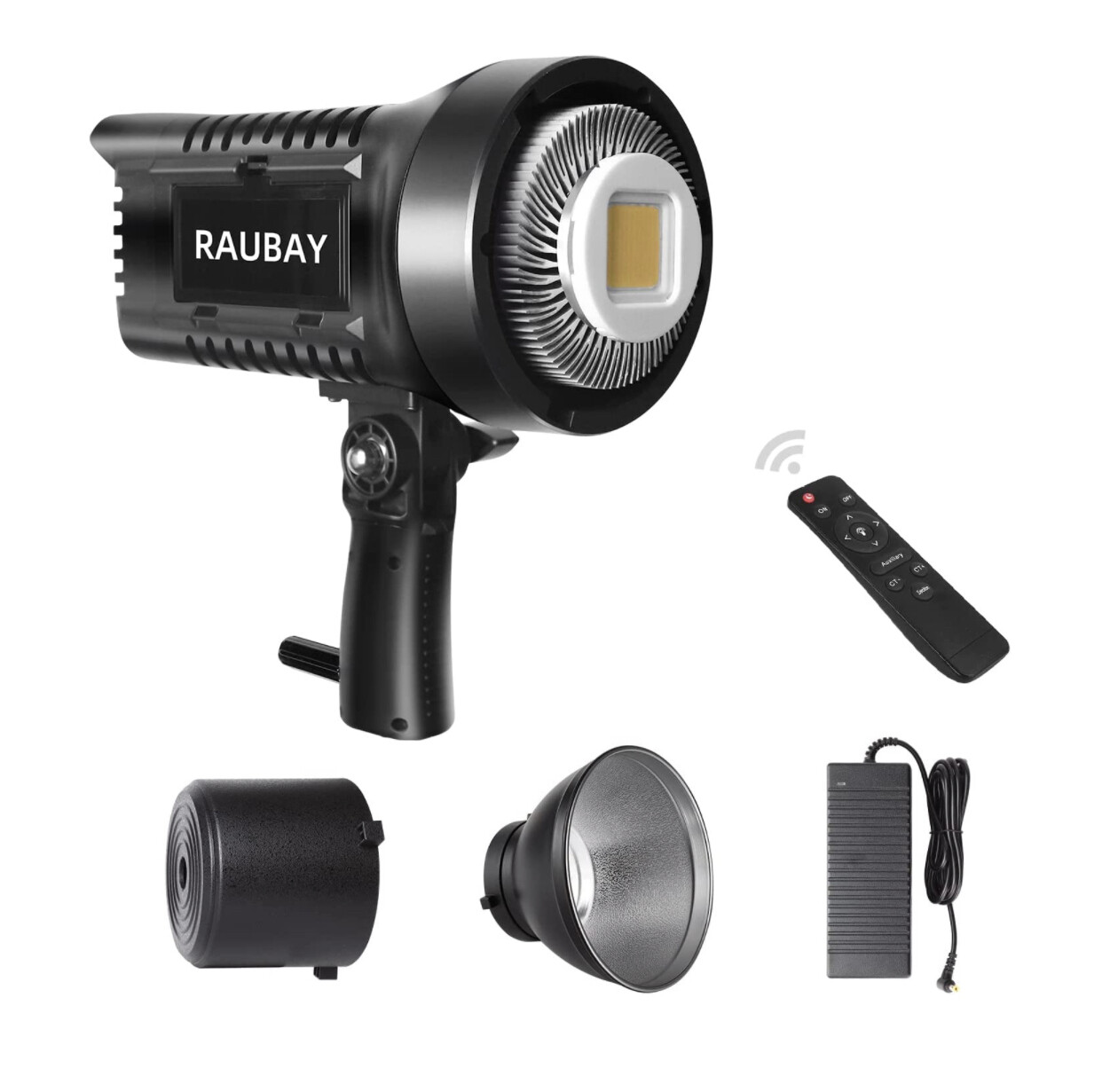 RAUBAY LED Photography Lighting with Bowens Mount, 100W COB