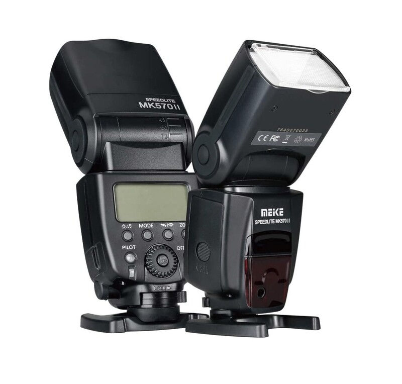 Meike MK570II 2.4G Wireless Manual Camera Flash Speedlite with LCD Display Universal