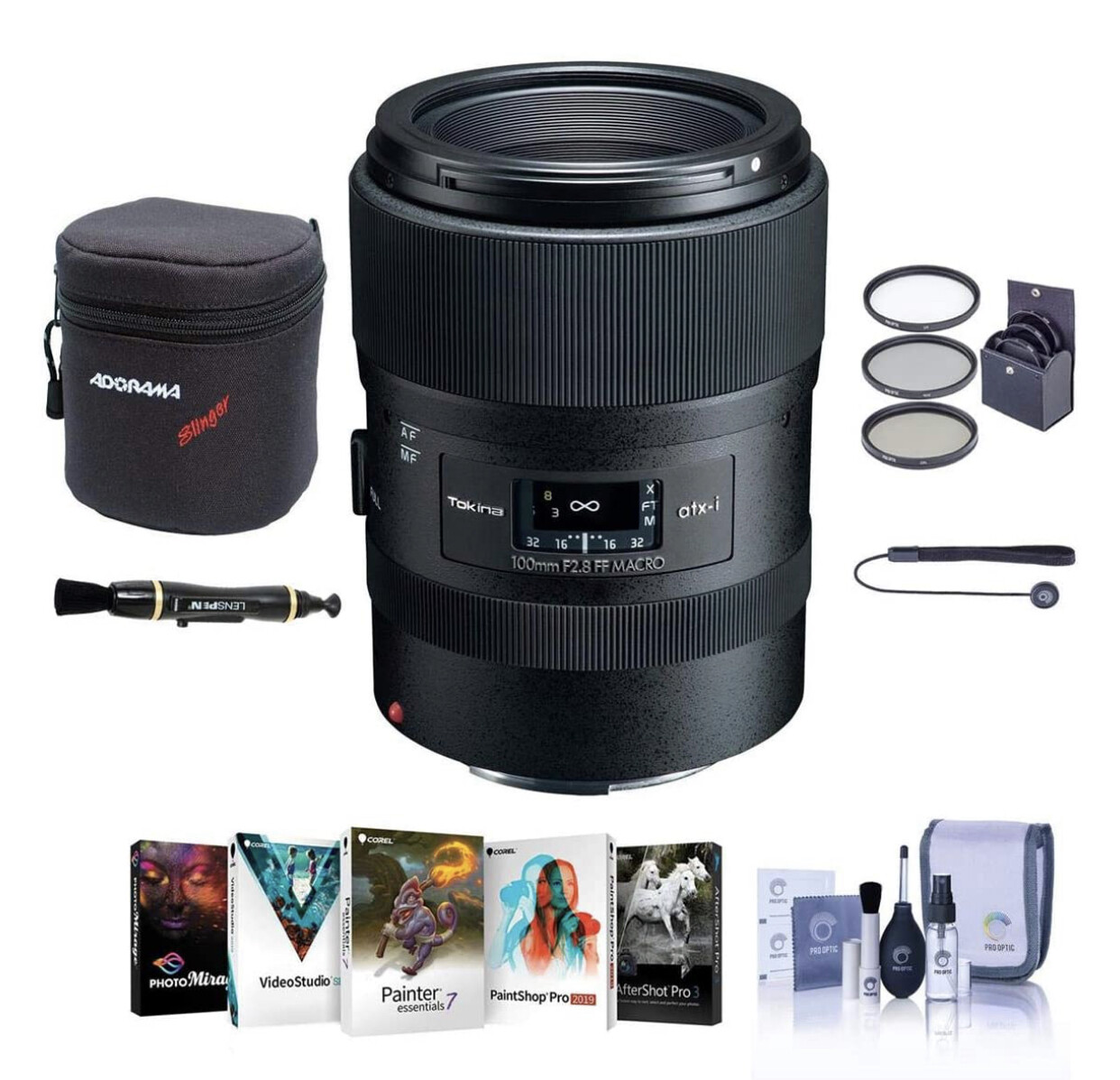 Tokina ATX-i 100mm F/2.8 FF Macro Lens for Nikon F Mount Full KIT