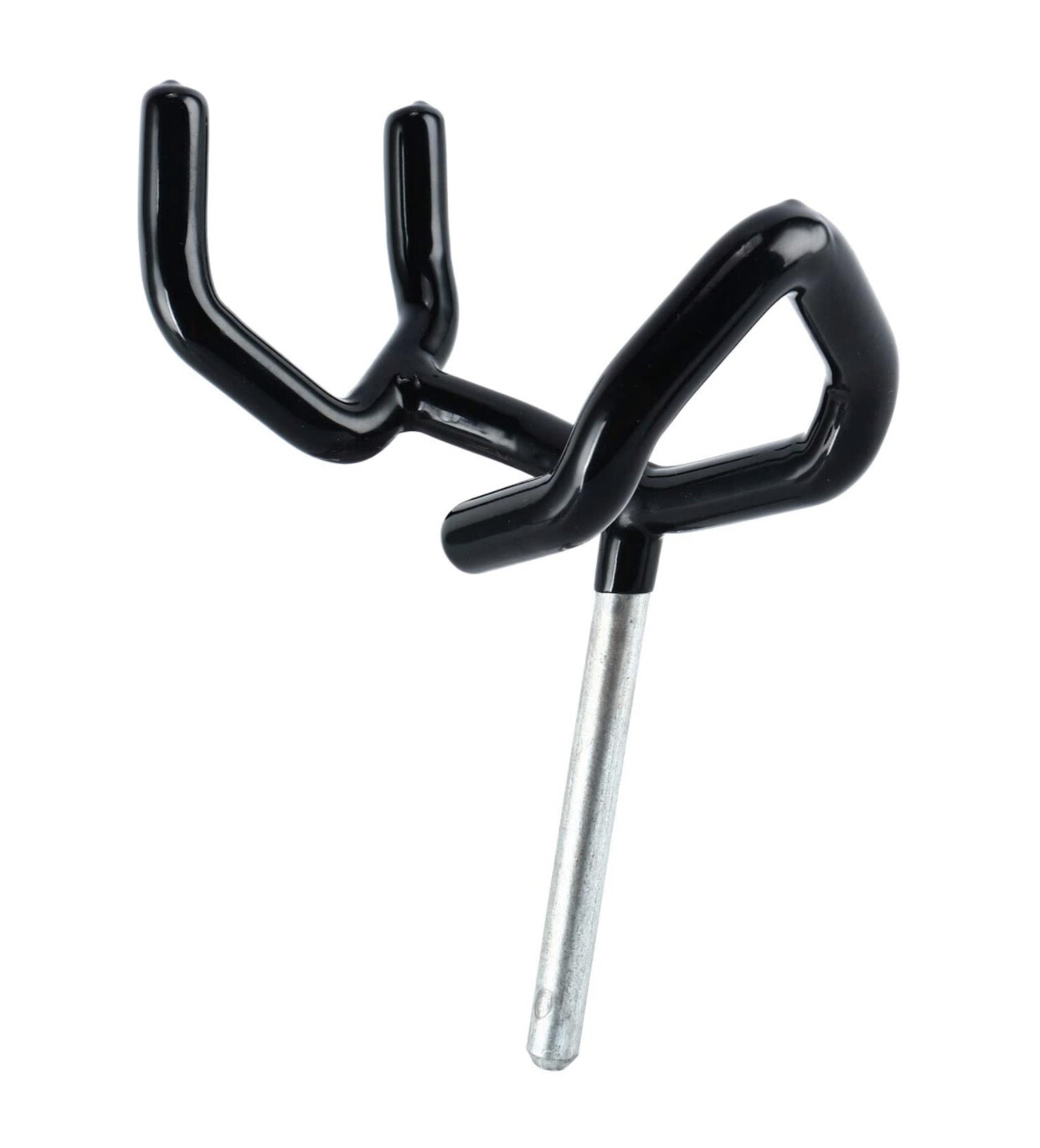 Boompole Support Holder Black Metal Boom Pole Stand Cradle Mount Microphone Audio Easy Hood