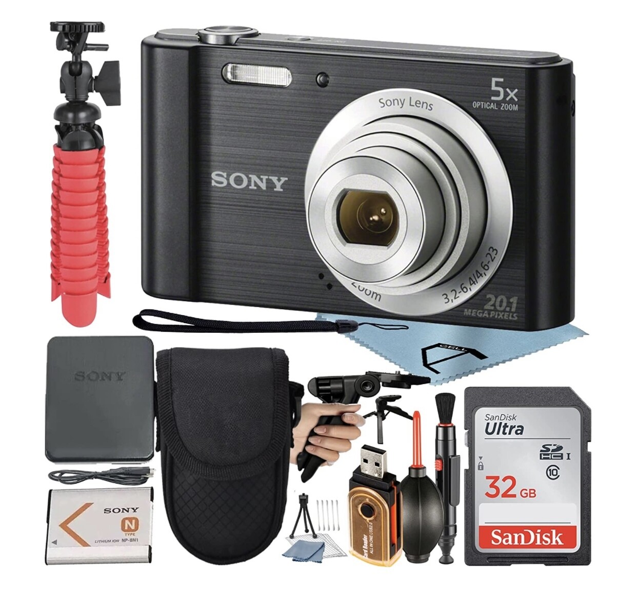 Sony Cyber-Shot DSC-W800 Digital Camera KIT Nuevo