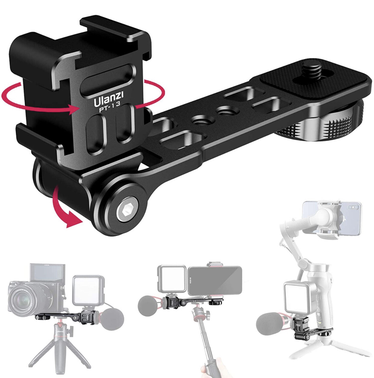 Ulanzi  PT-13 Camera Bracket Tripod Cold Shoe Mount