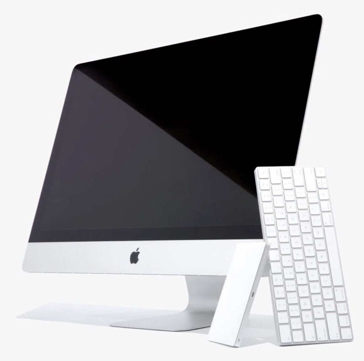 2015 Apple iMac 27 Retina 5K Quad Core i7 4GHz 24GB RAM 512GB SSD 2GB Radeon GPU + Teclado + Trackpad, usado como nuevo en su caja