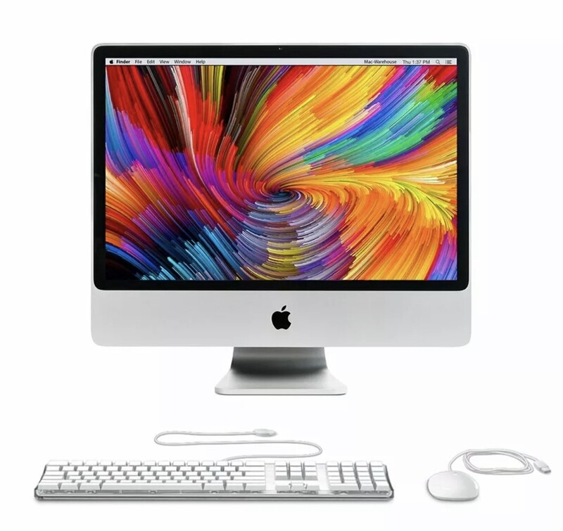 Apple iMac 20&quot; A1224 CORE 2 DUO 2.0GHZ 4GB 160GB HD OS 10.11 + Teclado y Mouse, usado en buen estado