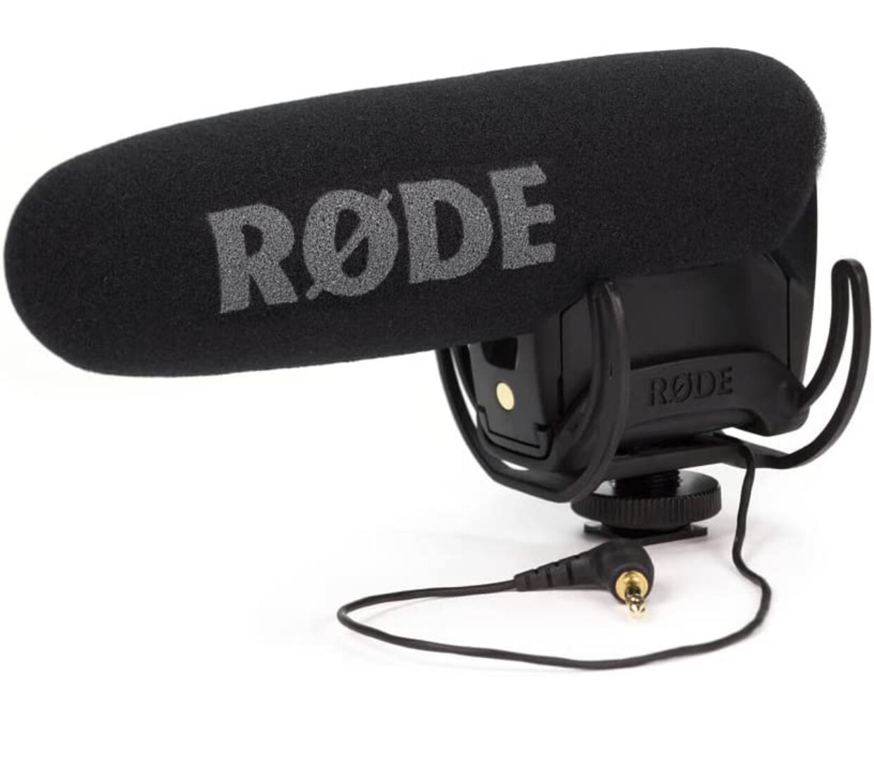 Rode VideoMicPro Compact Directional On-Camera Microphone with Rycote Lyre Shockmount, usado como nuevo