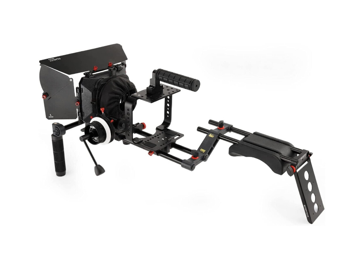 FILMCITY Shoulder Rig Kit for Cinema Camera / Sony a7 serie / Panasonic GH/ Fuji