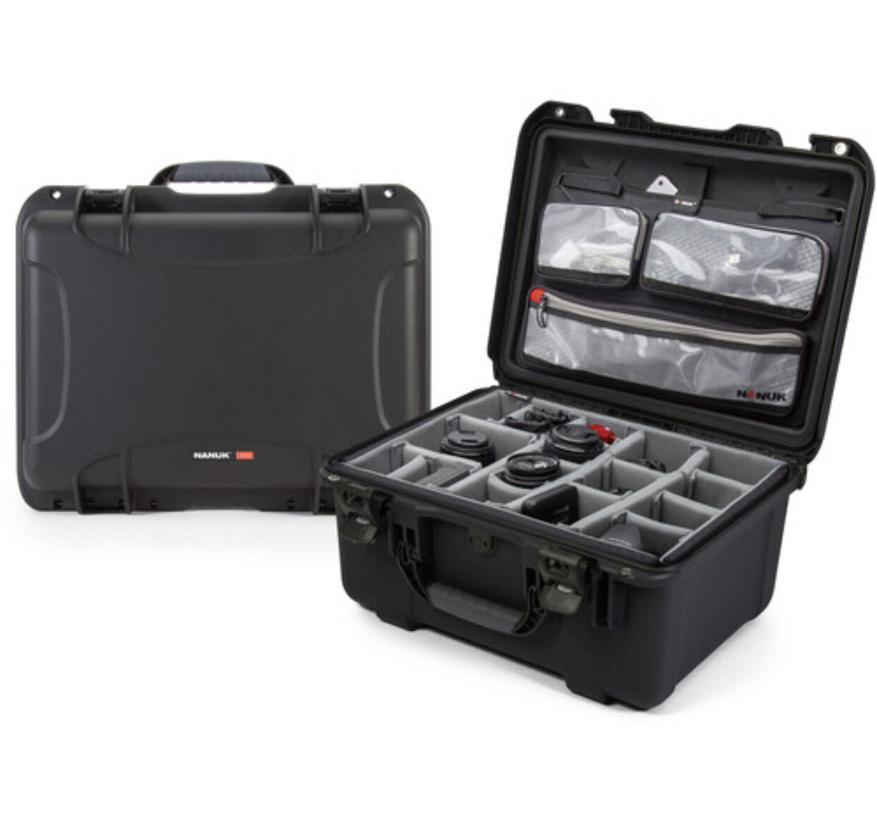 Nanuk 933 Case with Dividers and Lid Organizer