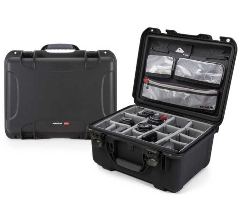 Nanuk 933 Case with Dividers and Lid Organizer