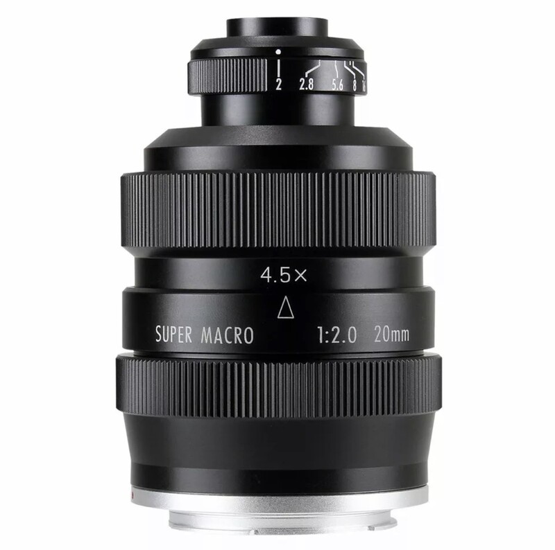 Zhongyi Mitakon 20mm f/2 4.5X Super Macro Lens for Mirrorless Sony E mount