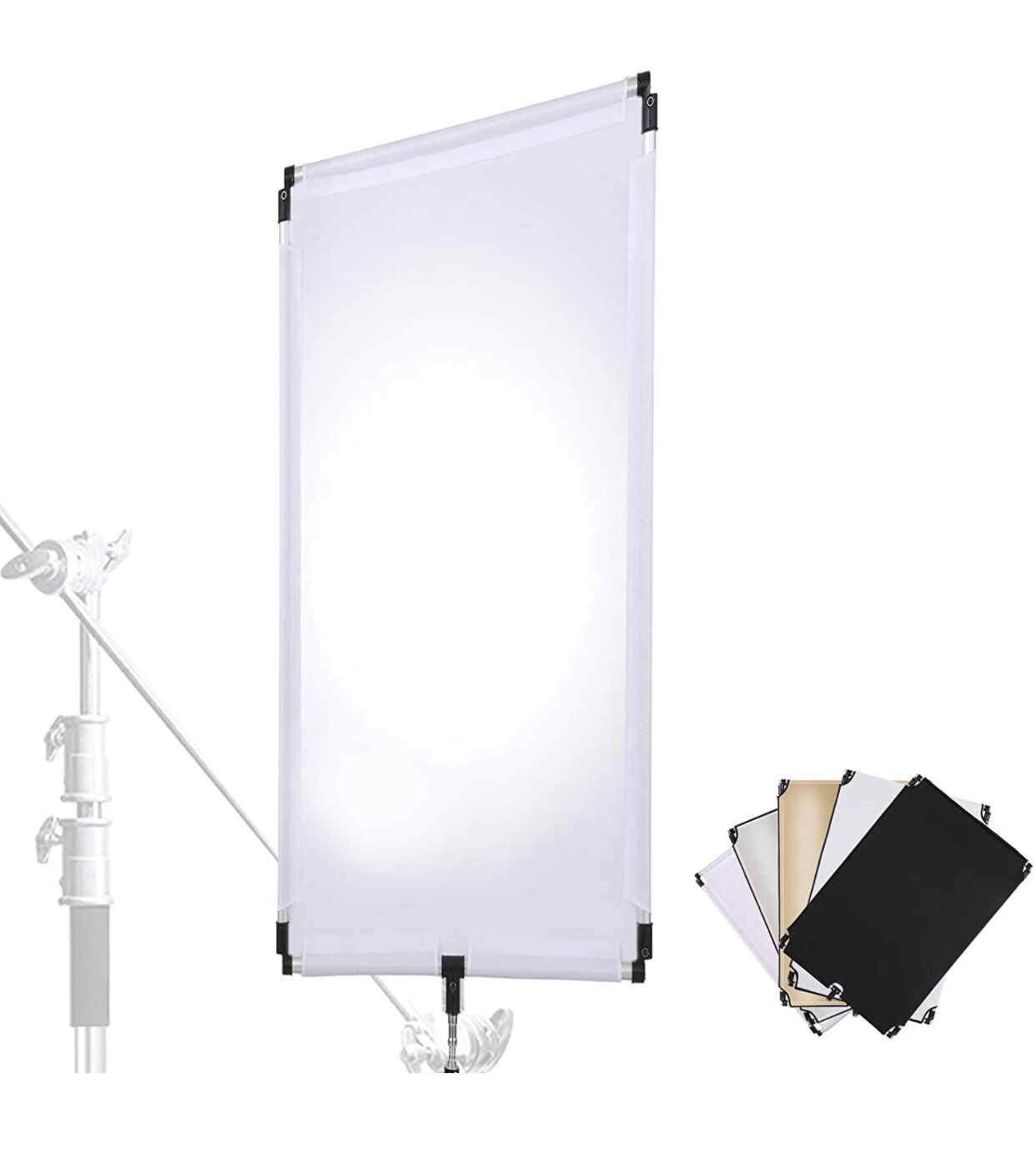 Soonpho 60 x 90cm Light Reflector 5-in-1, Portable Collapsible Diffuser with Bag