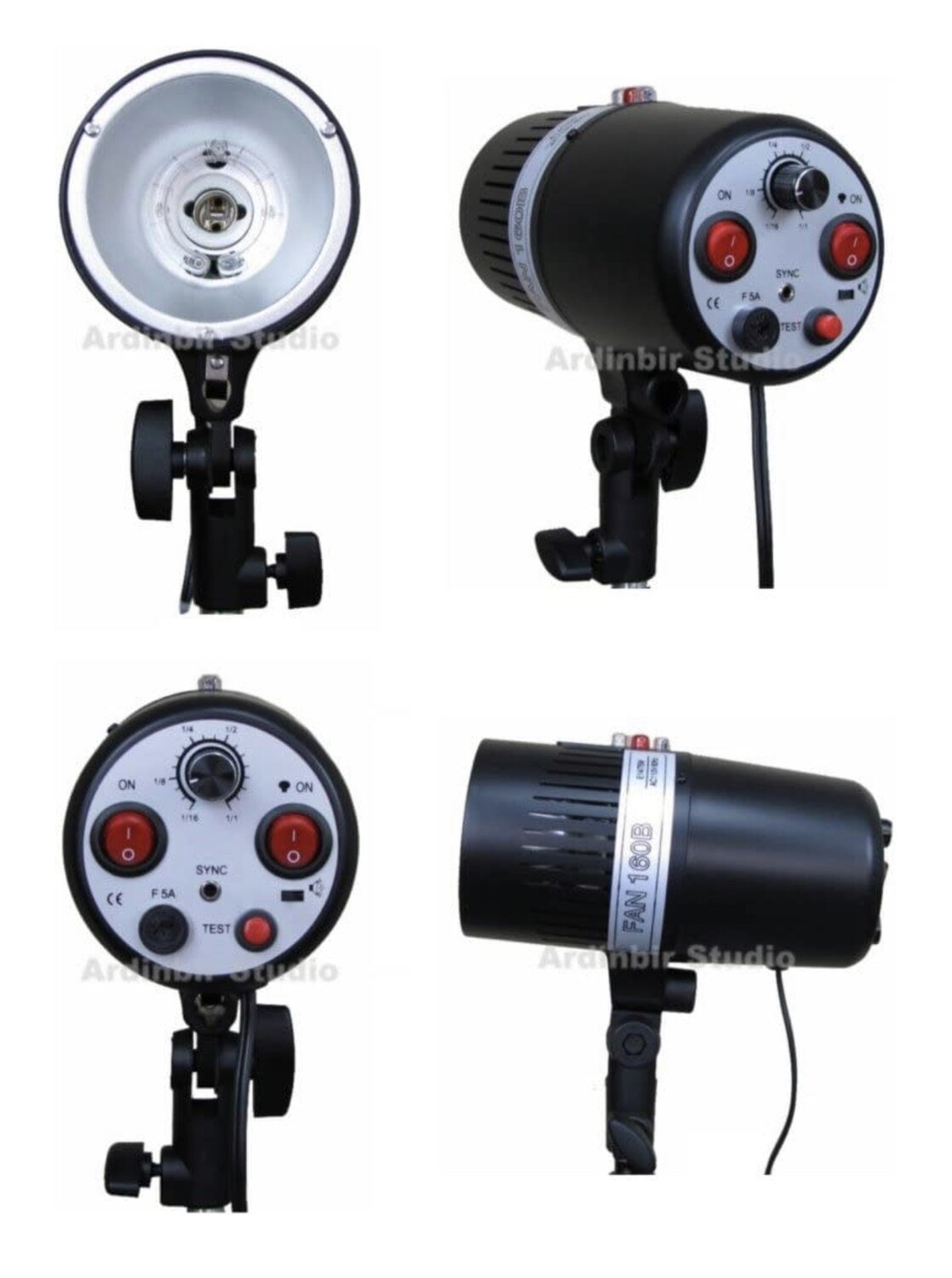Ardinbir Studio 160w Slave Master Photo Modeling Strobe Monolight Flash Light(110V)