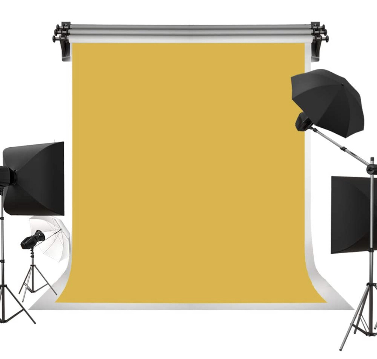 Kate 6ft×9ft Solid Yellow Backdrop Portrait Background for Photography Studio