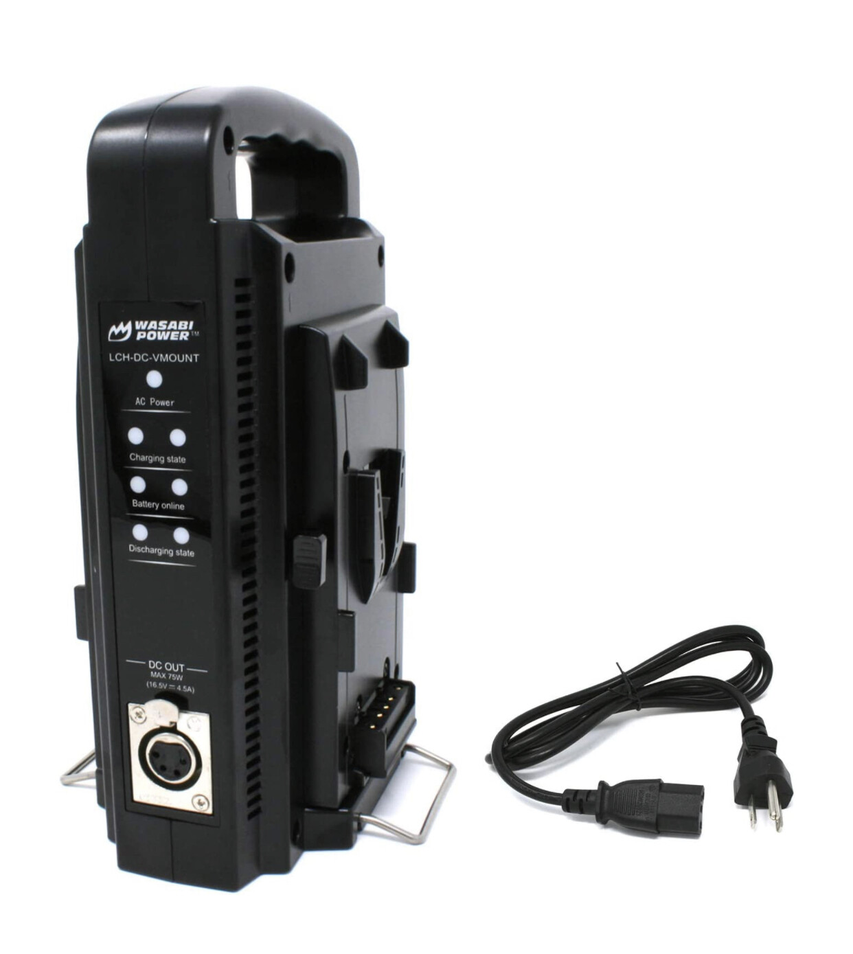 Wasabi Power Dual Charger for V-Mount/V Lock Battery Charger with DC 16.8V Power Supply