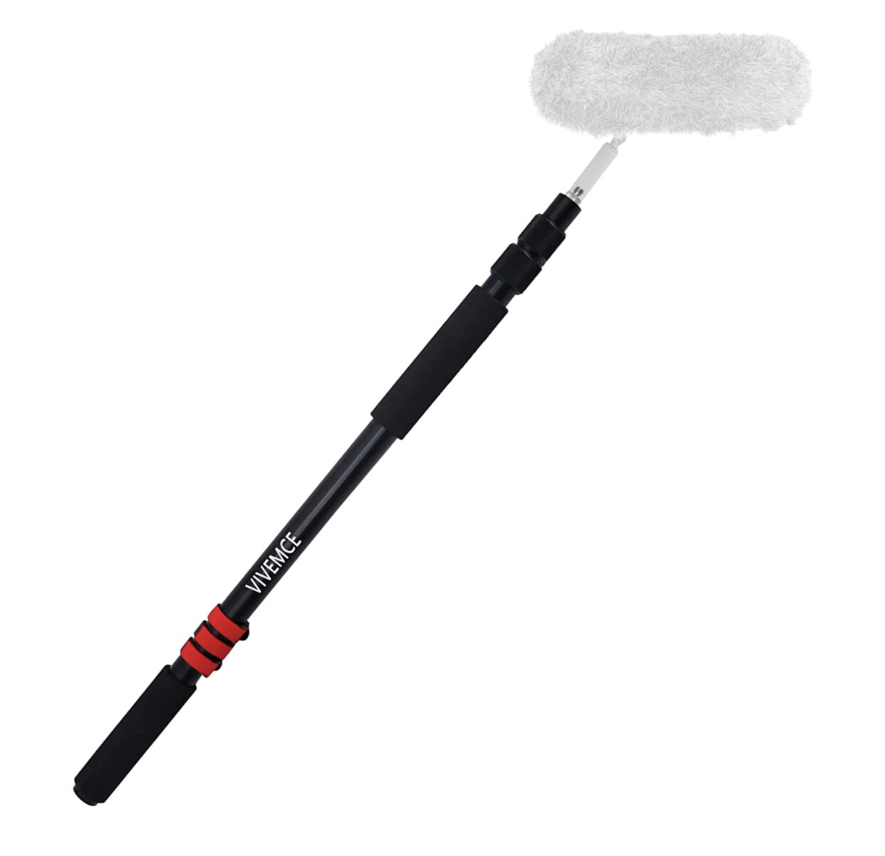 Boom Pole for Shotgun Microphone, 3-Section Extendable Rod from 3.1ft to 8.3ft