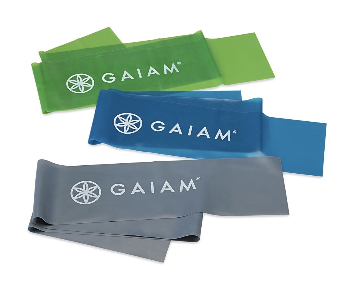 Juego de bandas de resistencia Gaiam Restore Strength and Flexibility - 3 niveles de resistencia