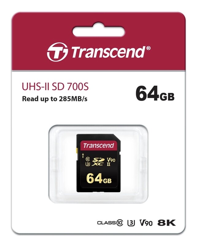 Transcend 64GB SDHC 700S Memory Card