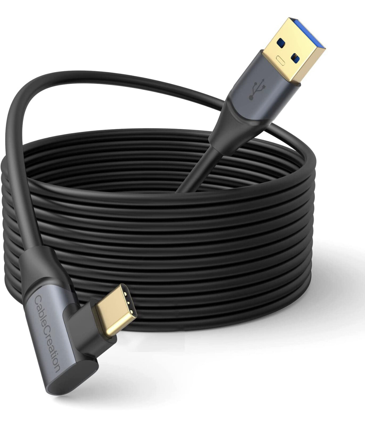 CableCreation USB to USB-C Cable 10 FT, Fast Charging 60W, 5Gbps High Speed PC Data Transfer