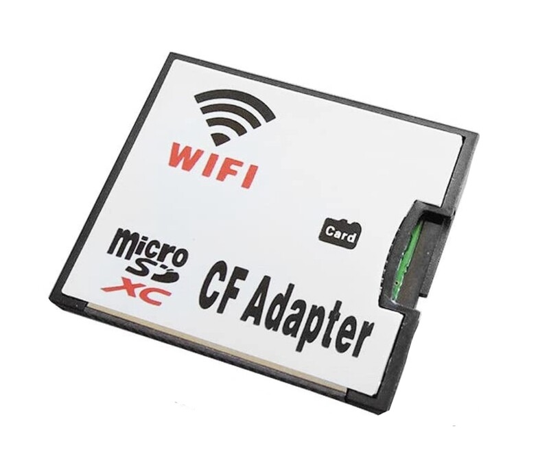 Memory Card Adapter for Micro SD Card TF to WiFi CF CompactFlash for DSLR Camera